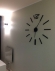 Настенные часы Design Big Black - Дизайнерские стильные на белой стене 2021 - 2022 хит