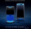 Модные телефоны Vertu Constellation Touch Blue и Quest Blue